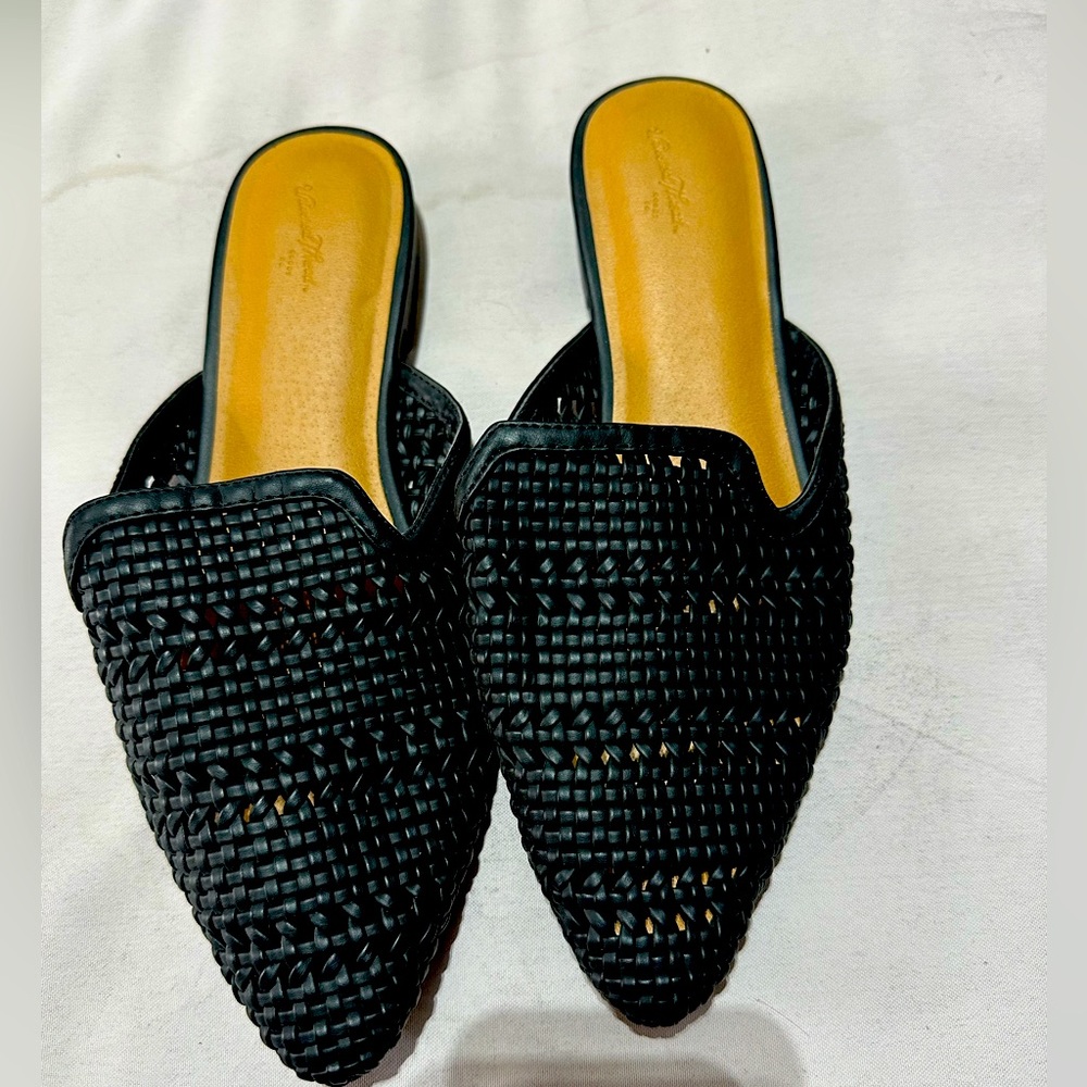 Black slip ons size 8.5